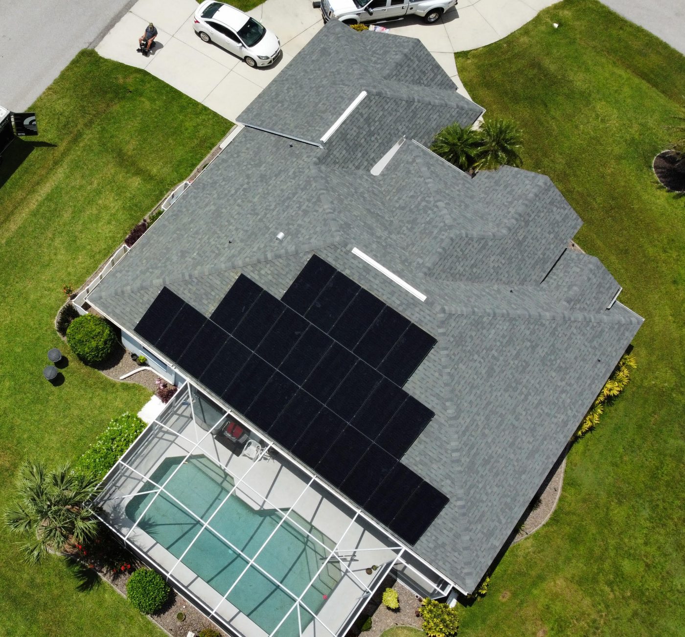Rooftop solar array removed and reinstalled by Core Eleven for a reroof